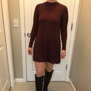 Long sleeve Turtleneck Dress